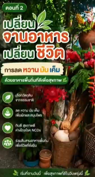 EP 2 เล่าเรื่อง NCDs เพื่อสุขภาวะคนในพื้นที่ 